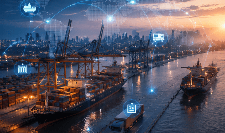 Logistics and supply chain platform with consignment tracking and finance automation