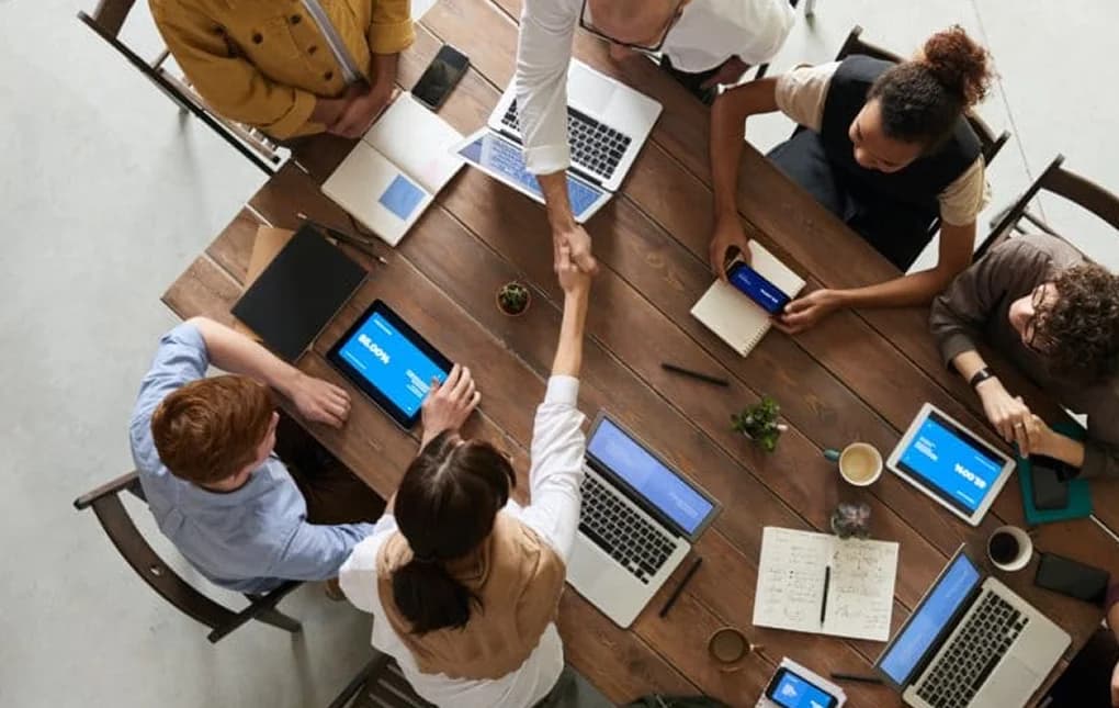Algorizz team collaborating together